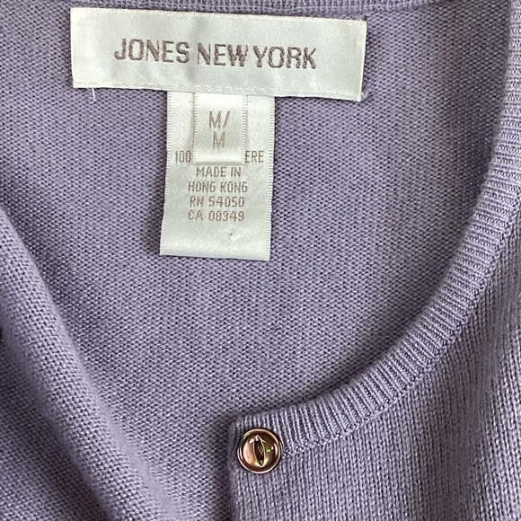 Jones New York Cashmere Tank & Cardigan Sweater Set - Picture 11 of 11